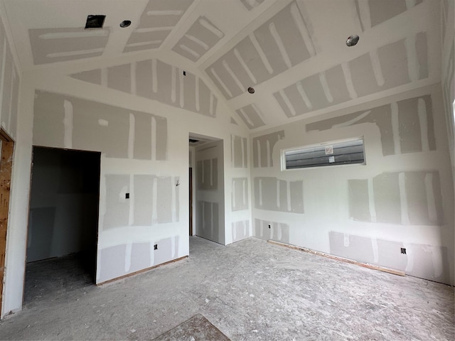 5107 Ave J, Houston, TX 77011 - unfurnished bedroom with vaulted ceiling