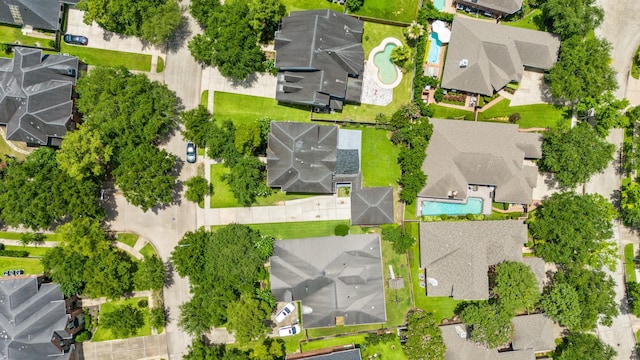 4802 N Pine Brook Way, Houston, TX 77059 - aerial perspective of suburban area featuring a pool