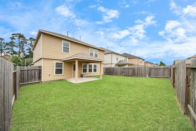 9914 Swallow Dr, Conroe, TX 77385 - rear view of house featuring a patio area and a fenced backyard
