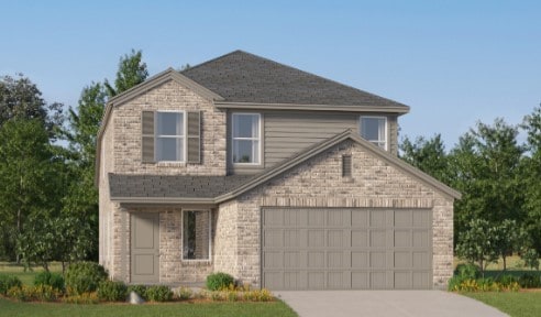 13346 Rayhill Dr, Conroe, TX 77303 - view of front of home featuring driveway and an attached garage
