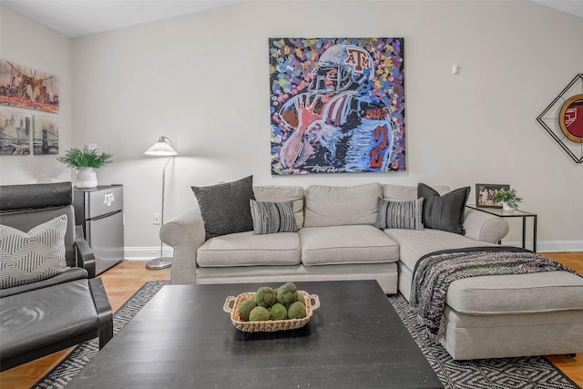 1725 Harvey Mitchell Pkwy S Unit 2234, College Station, TX 77840 - living room with wood finished floors