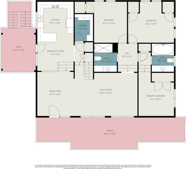 16615 Mansvelt Rd, Jamaica Beach, TX 77554 - view of floor plan / room layout