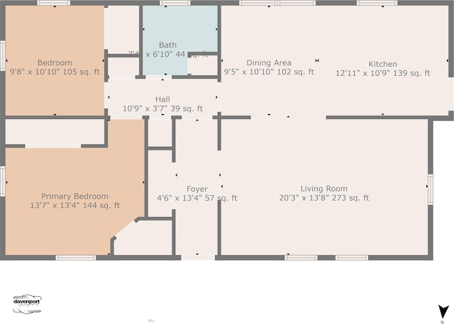 300 Duncan Ave, Lufkin, TX 75901 - view of home floor plan