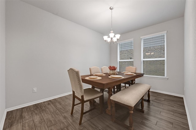 11346 Cascading Stream Way, Houston, TX 77044 - dining room featuring a chandelier and wood finished floors