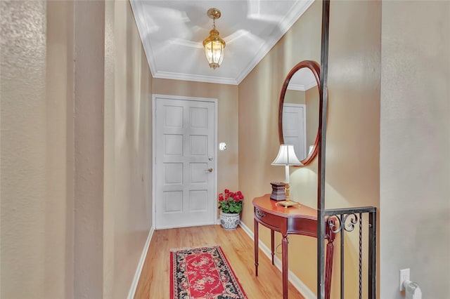 16426 Cavendish Dr, Houston, TX 77059 - entrance foyer featuring wood finished floors and crown molding