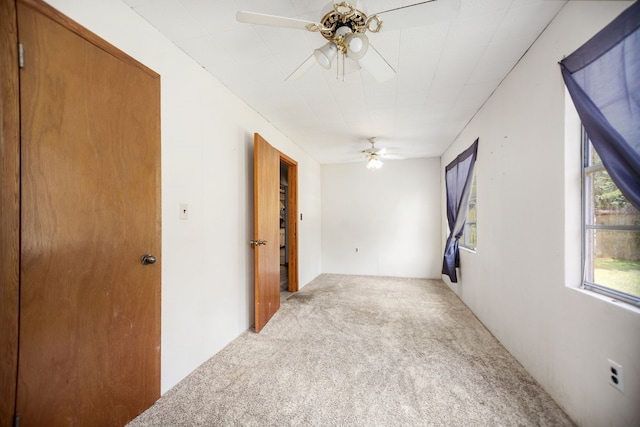 423 Pouland St, Zavalla, TX 75980 - carpeted spare room featuring ceiling fan