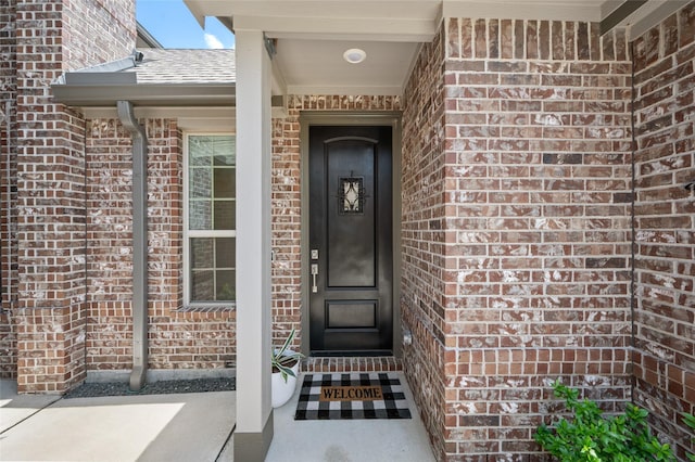 3447 Warwick River Trl, Kingwood, TX 77365 - doorway to property featuring brick siding