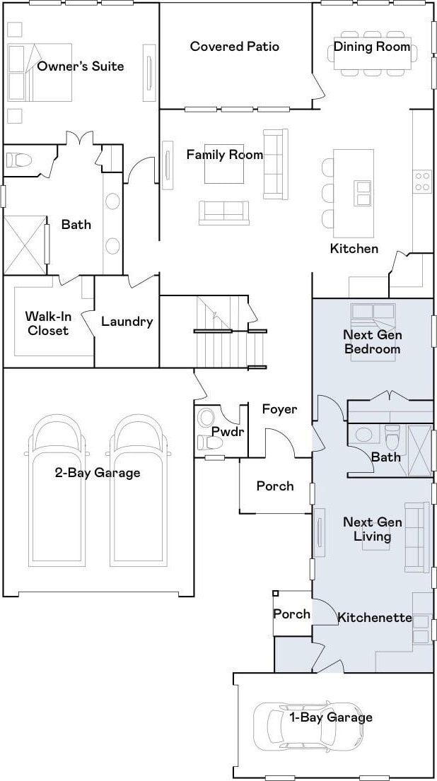 3447 Warwick River Trl, Kingwood, TX 77365 - view of room layout