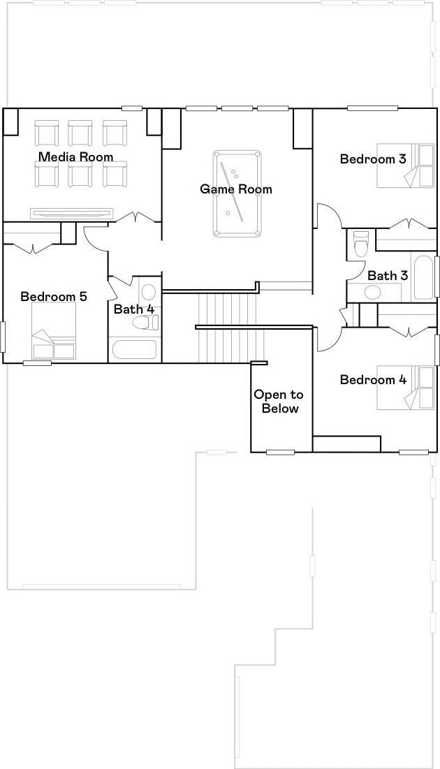 3447 Warwick River Trl, Kingwood, TX 77365 - view of room layout