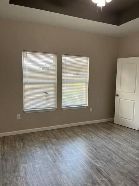 1012 Rd 5606, Cleveland, TX 77327 - empty room featuring wood finished floors and a ceiling fan