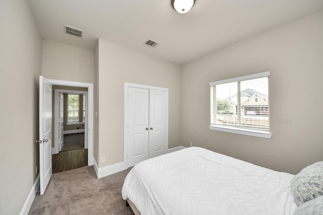 31201 Redwood Manor Ct, Spring, TX 77386 - carpeted bedroom featuring baseboards and a closet