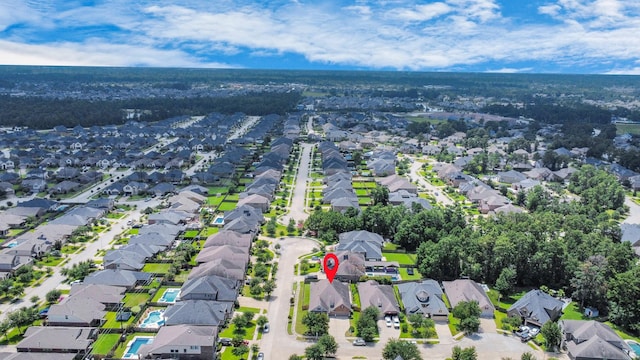 31201 Redwood Manor Ct, Spring, TX 77386 - aerial view of property and surrounding area featuring nearby suburban area