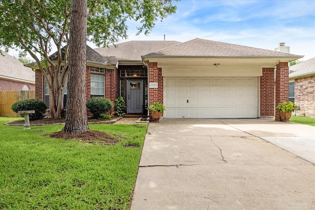 17227 Horsetooth Canyon Dr, Houston, TX 77095 - single story home featuring brick siding, driveway, and a garage