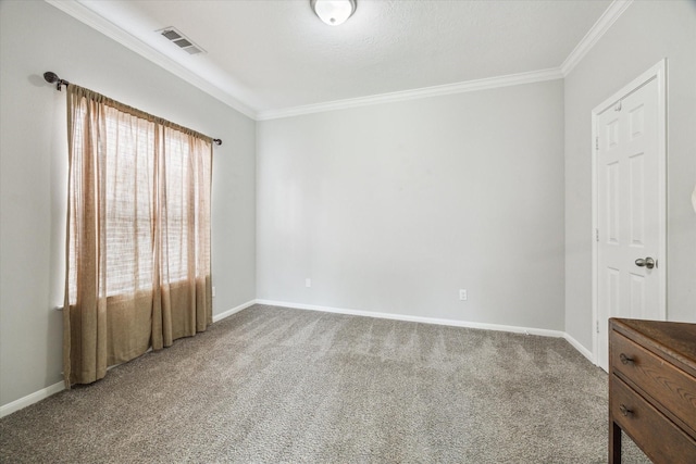 17227 Horsetooth Canyon Dr, Houston, TX 77095 - carpeted empty room with ornamental molding and baseboards
