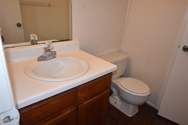 16702 Vista Oak Dr, Houston, TX 77073 - bathroom with vanity and wood finished floors