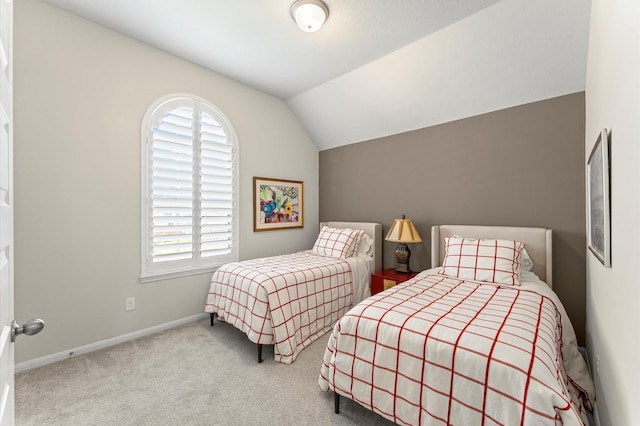 32647 Turning Springs Dr, Fulshear, TX 77423 - bedroom with vaulted ceiling, multiple windows, and carpet floors