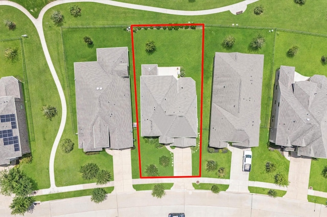 32647 Turning Springs Dr, Fulshear, TX 77423 - aerial view of property and surrounding area with property parcel outlined