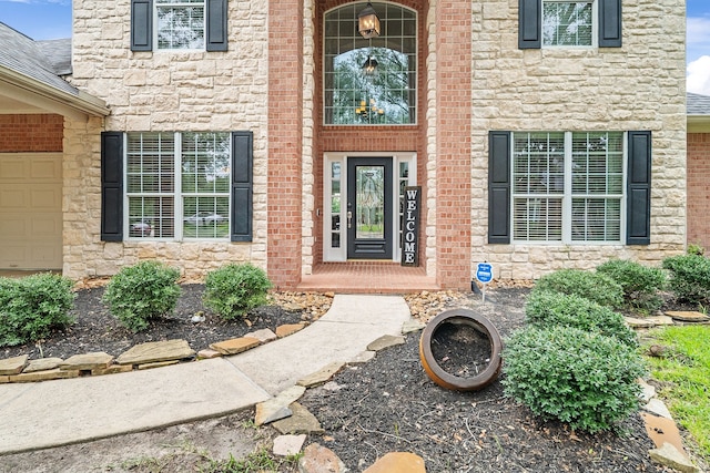 12702 Eagle Ledge Ln, Tomball, TX 77377 - entrance to property with stone siding