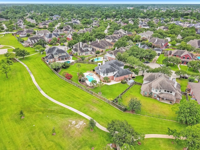 12702 Eagle Ledge Ln, Tomball, TX 77377 - aerial view of residential area with a pool area