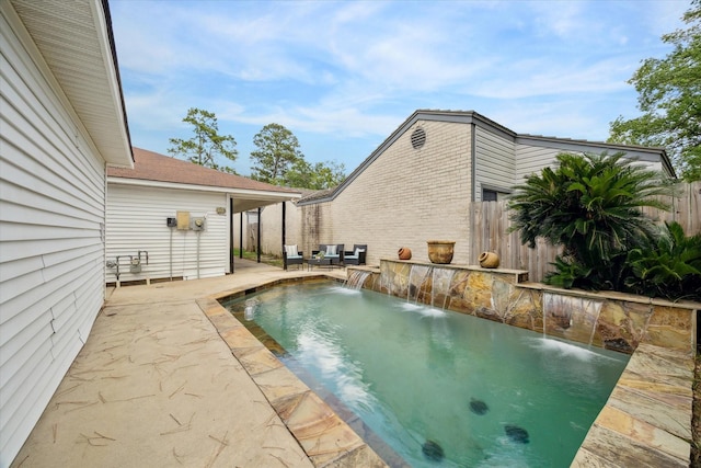 11937 Lakewood W Dr, Cypress, TX 77429 - view of swimming pool featuring a patio area