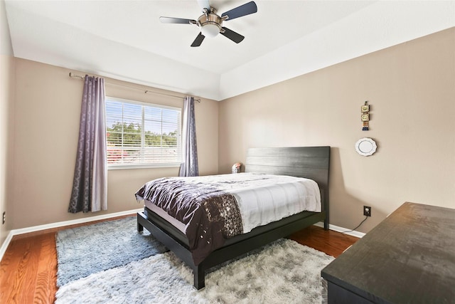 5403 Winlock Trace Ct, Katy, TX 77450 - bedroom featuring wood finished floors and ceiling fan