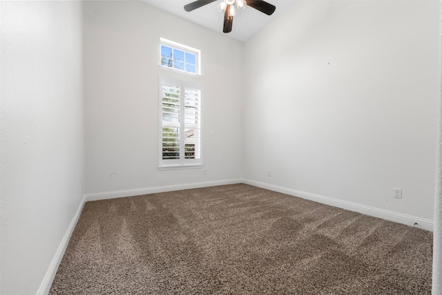 20123 Cascading Falls Blvd, Cypress, TX 77433 - spare room featuring carpet flooring and a ceiling fan