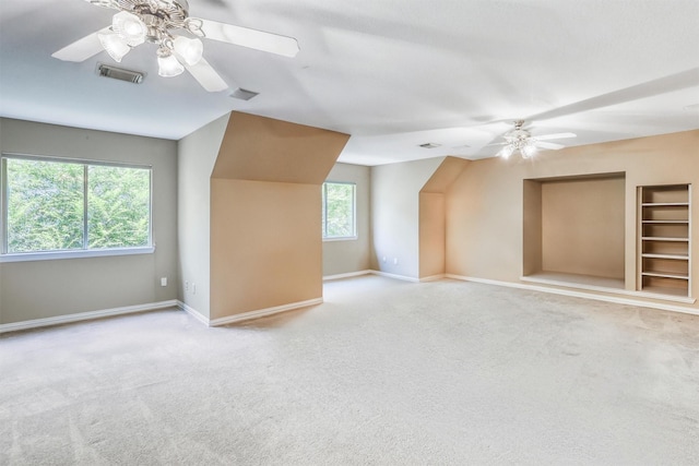 22806 Rachels Manor Dr, Katy, TX 77494 - additional living space featuring a ceiling fan and carpet