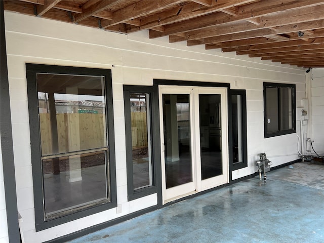 10719 Bellfair Dr, Houston, TX 77072 - doorway to property featuring a patio