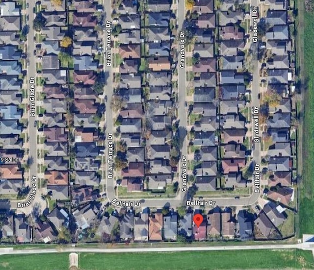 10719 Bellfair Dr, Houston, TX 77072 - aerial map of property and surrounding area
