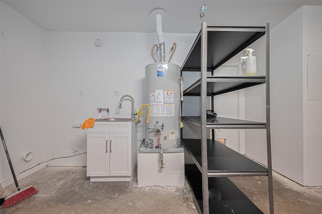 3407 Hillstone Dr, Sugar Land, TX 77479 - utilities featuring water heater and a sink