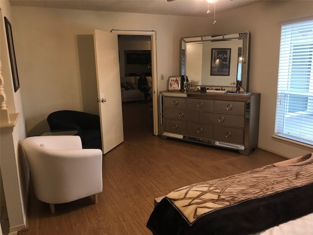 6203 Gladewell Dr, Houston, TX 77072 - bedroom featuring wood finished floors