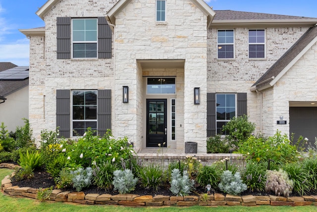 11111 Heartleaf Aster Way, Cypress, TX 77433 - view of front facade with stone siding
