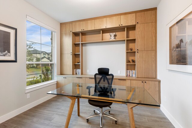 11111 Heartleaf Aster Way, Cypress, TX 77433 - office featuring healthy amount of natural light and wood finished floors