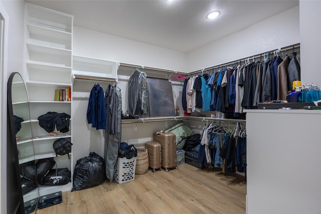 1000 Denson Allen Rd, Coldspring, TX 77331 - spacious closet with wood finished floors