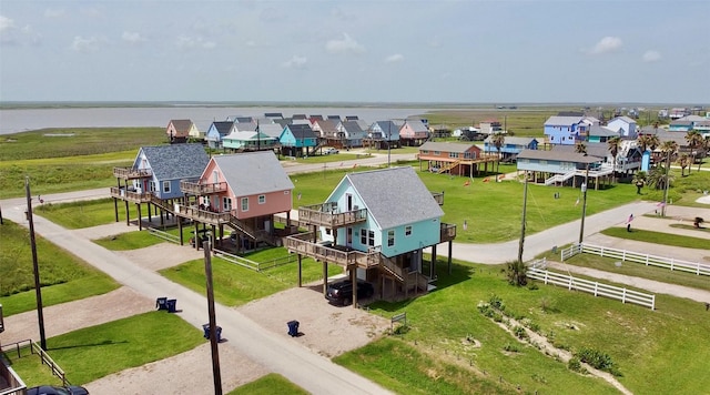 110 Pelican Pl, Surfside Beach, TX 77541 - aerial view of residential area with a large body of water