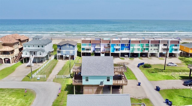 110 Pelican Pl, Surfside Beach, TX 77541 - aerial perspective of suburban area with a large body of water