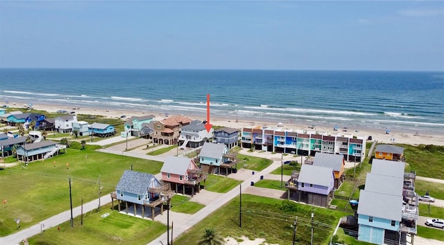 110 Pelican Pl, Surfside Beach, TX 77541 - bird's eye view of extended coastline