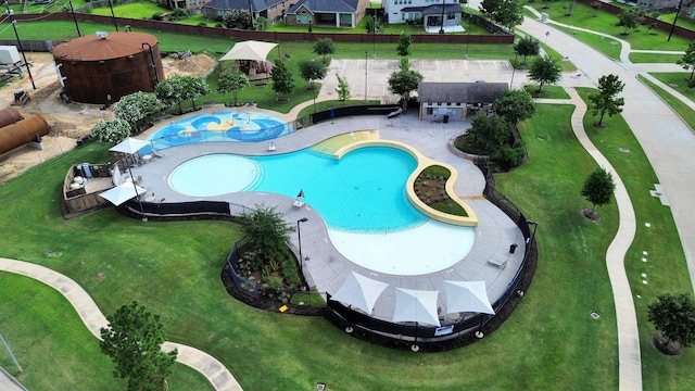 2714 Birchwood Meadow Ct, Katy, TX 77494 - community pool featuring a residential view