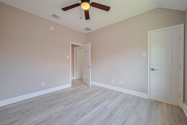 6507 Pinewood Trace Ln, Houston, TX 77041 - spare room with ceiling fan and light wood-type flooring