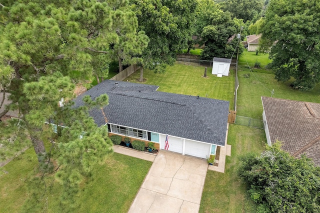 2801 John St, La Marque, TX 77568 - view from above of property