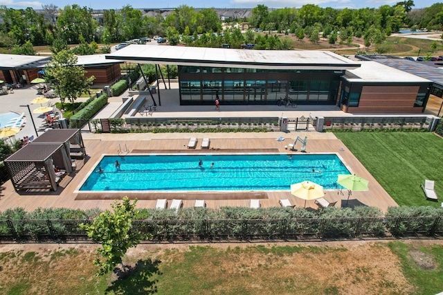 18511 Wolf Mountain Ln, Cypress, TX 77433 - view of community pool