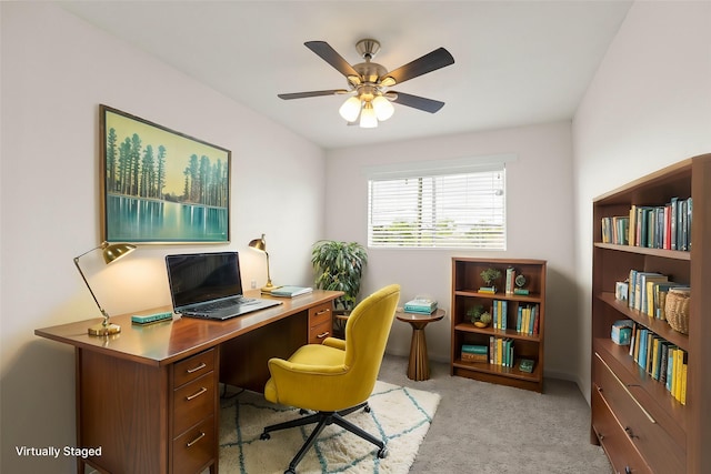 8101 Amelia Rd Unit 509, Houston, TX 77055 - office space featuring light colored carpet and ceiling fan