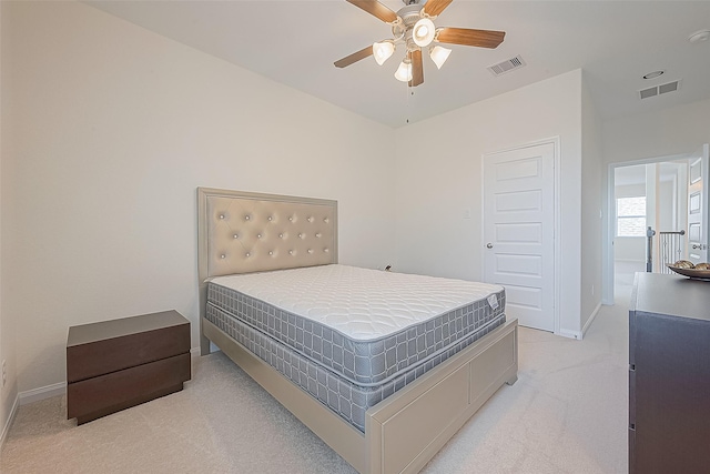 47 Monarch Trl, Sugar Land, TX 77498 - bedroom with light colored carpet and ceiling fan