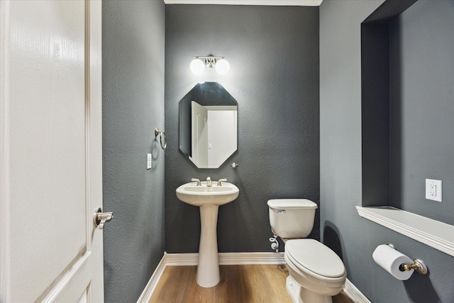 12410 Sonata Canyon Ln, Houston, TX 77041 - bathroom featuring wood finished floors and toilet