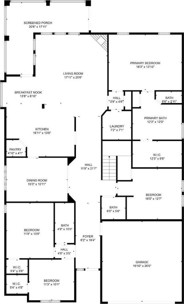 2707 Wollemi Pine Trl, Katy, TX 77493 - view of property floor plan