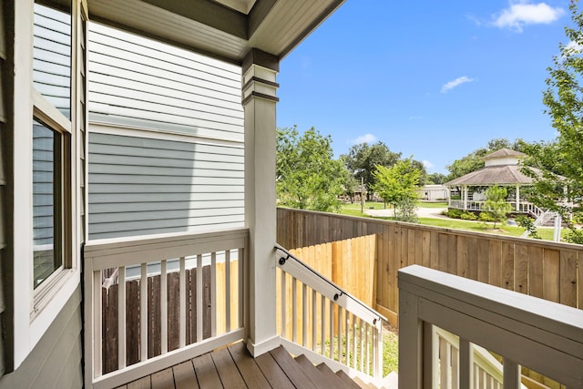 1161 Beasley Hills Ln, Houston, TX 77008 - wooden deck featuring a gazebo