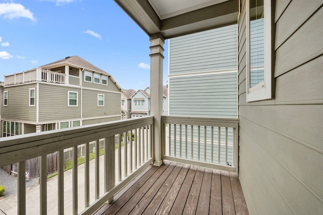 1161 Beasley Hills Ln, Houston, TX 77008 - deck with a residential view