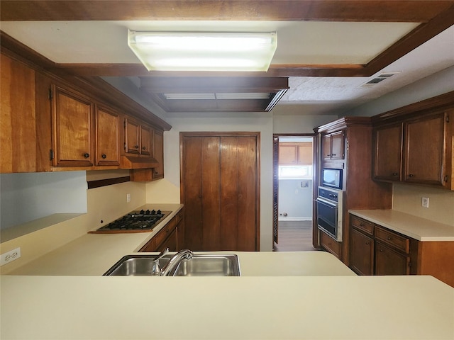 15006 Yorktown Colony Dr, Houston, TX 77084 - kitchen with appliances with stainless steel finishes and light countertops