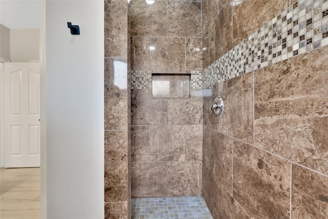 9826 Palm Dr, Mont Belvieu, TX 77523 - full bathroom with a tile shower