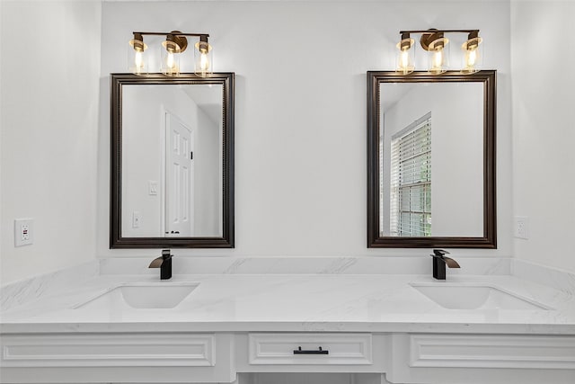 19502 Enchanted Oaks Dr, Spring, TX 77388 - bathroom featuring double vanity